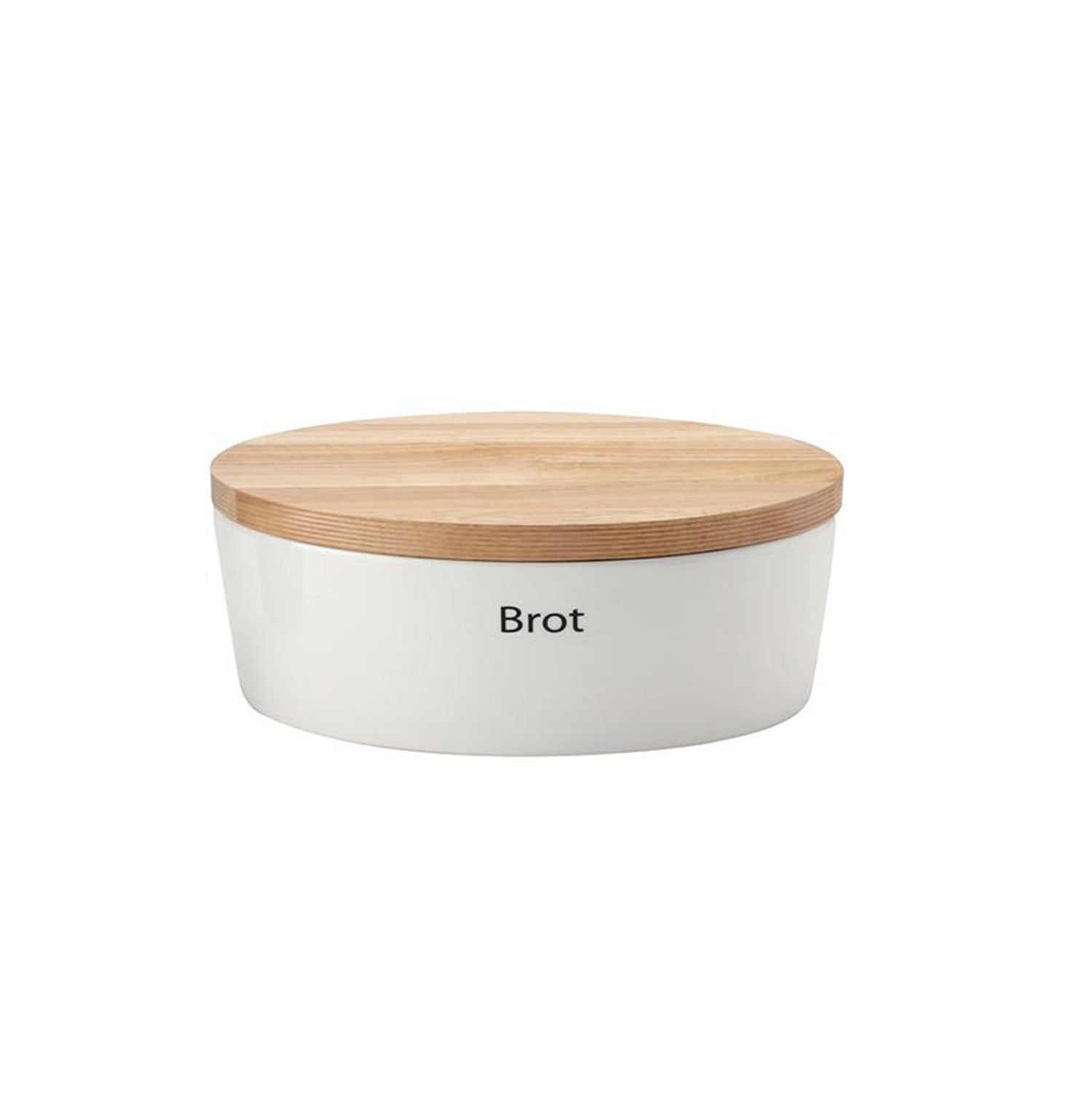 brottopf zum aufbewahren Keramik Brottopf mit Holzdeckel (Oval) – Brot länger frisch halten