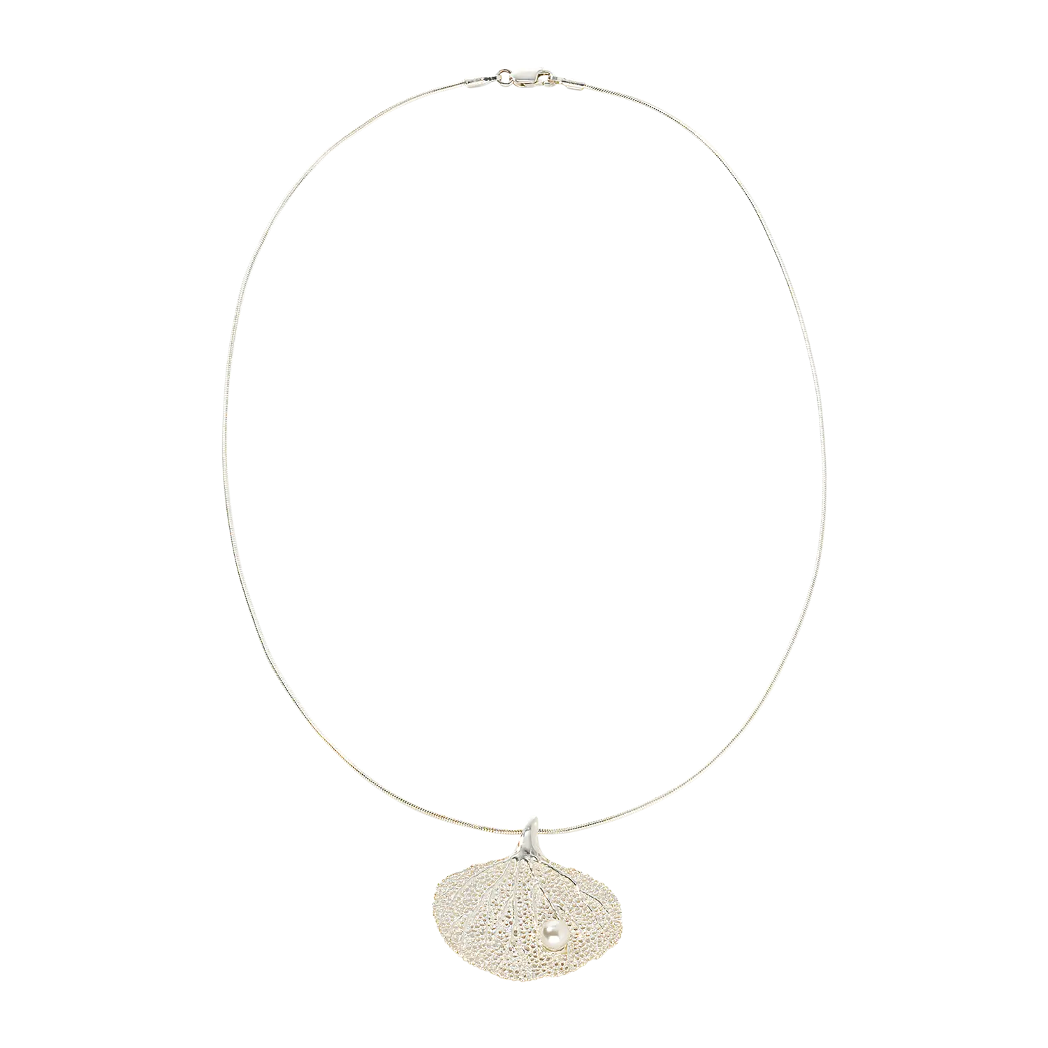Collier Fächerkoralle mit Perle