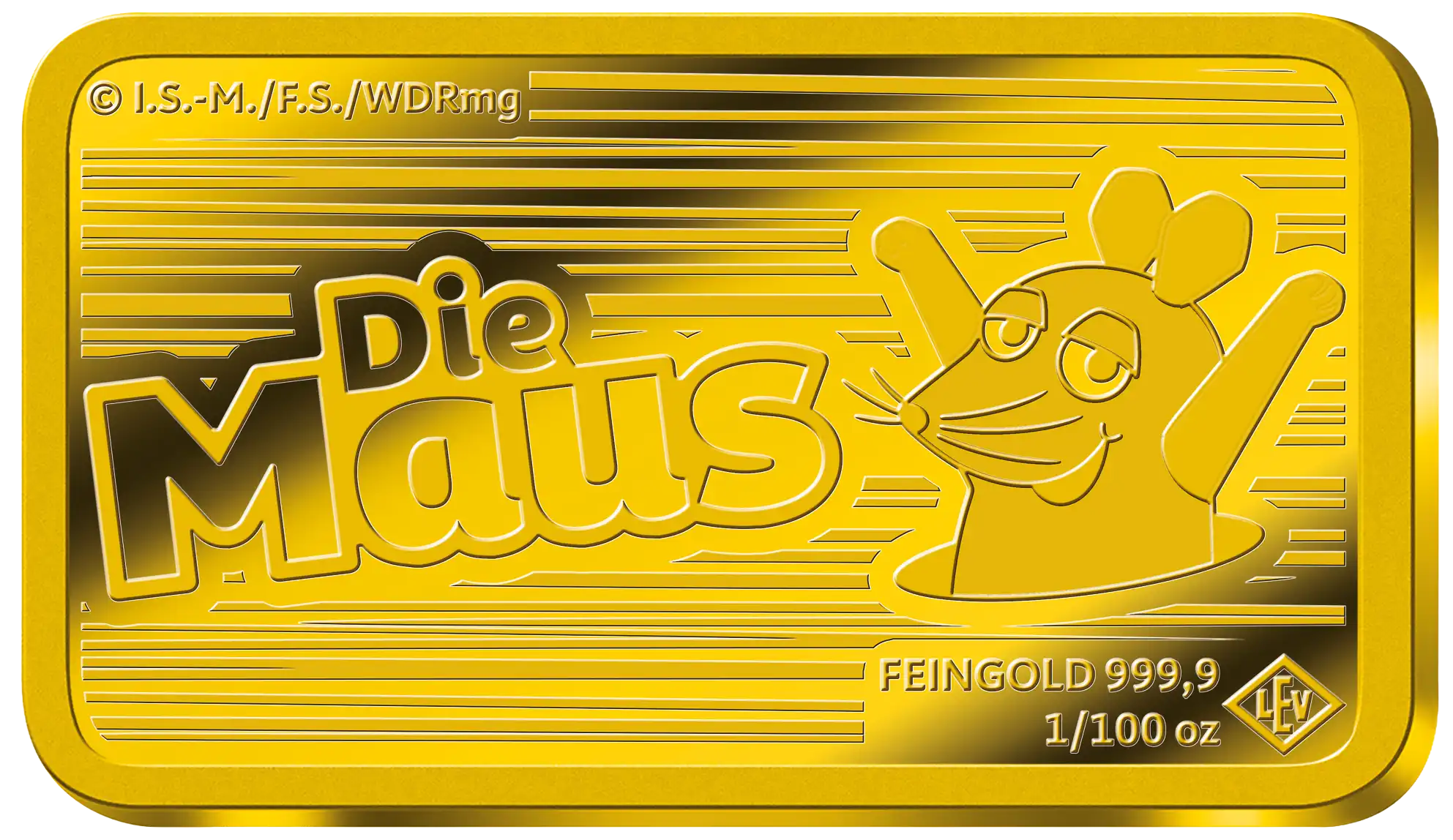 Goldbarren  für Kinder - Die Maus
