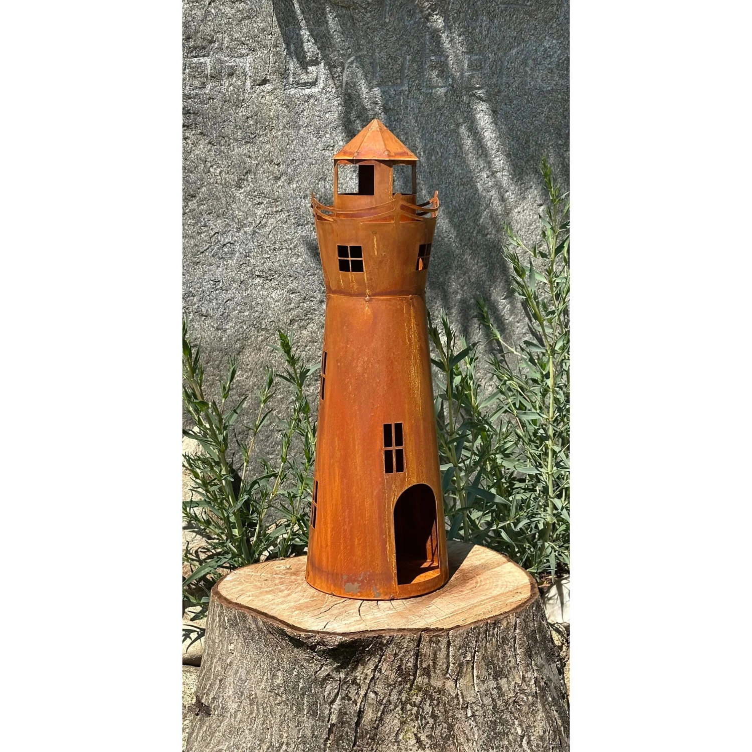 Edelrost Leuchtturm 600