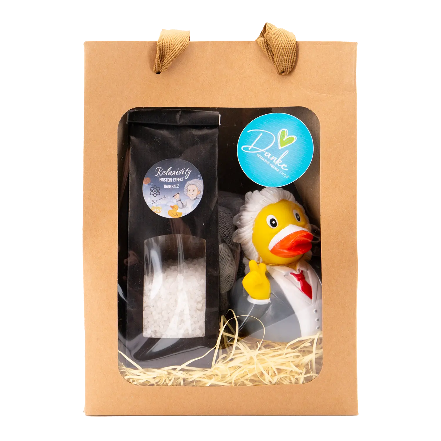 Badeset Geschenk Einstein