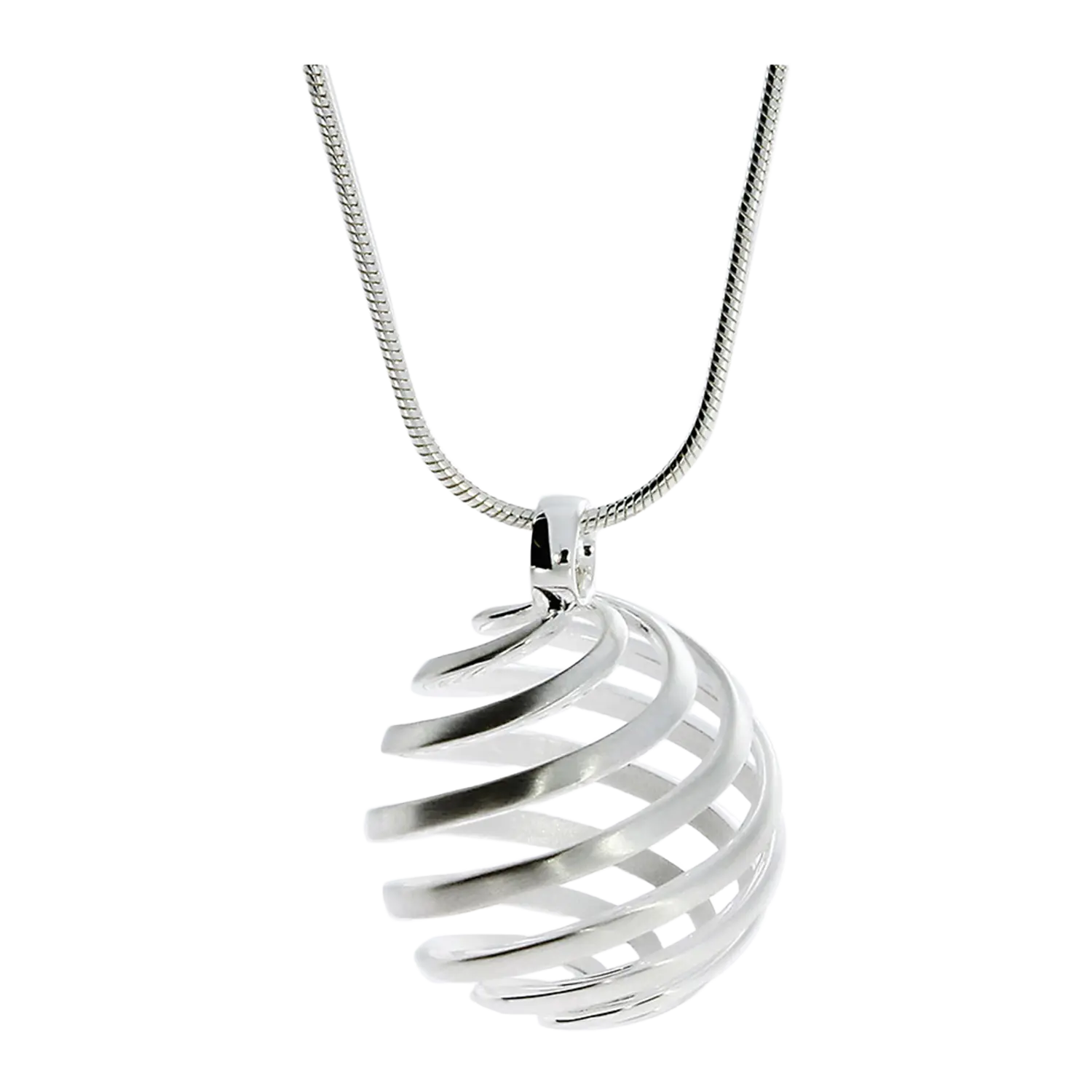 Escher Kugel Kettenanhänger mit Kette