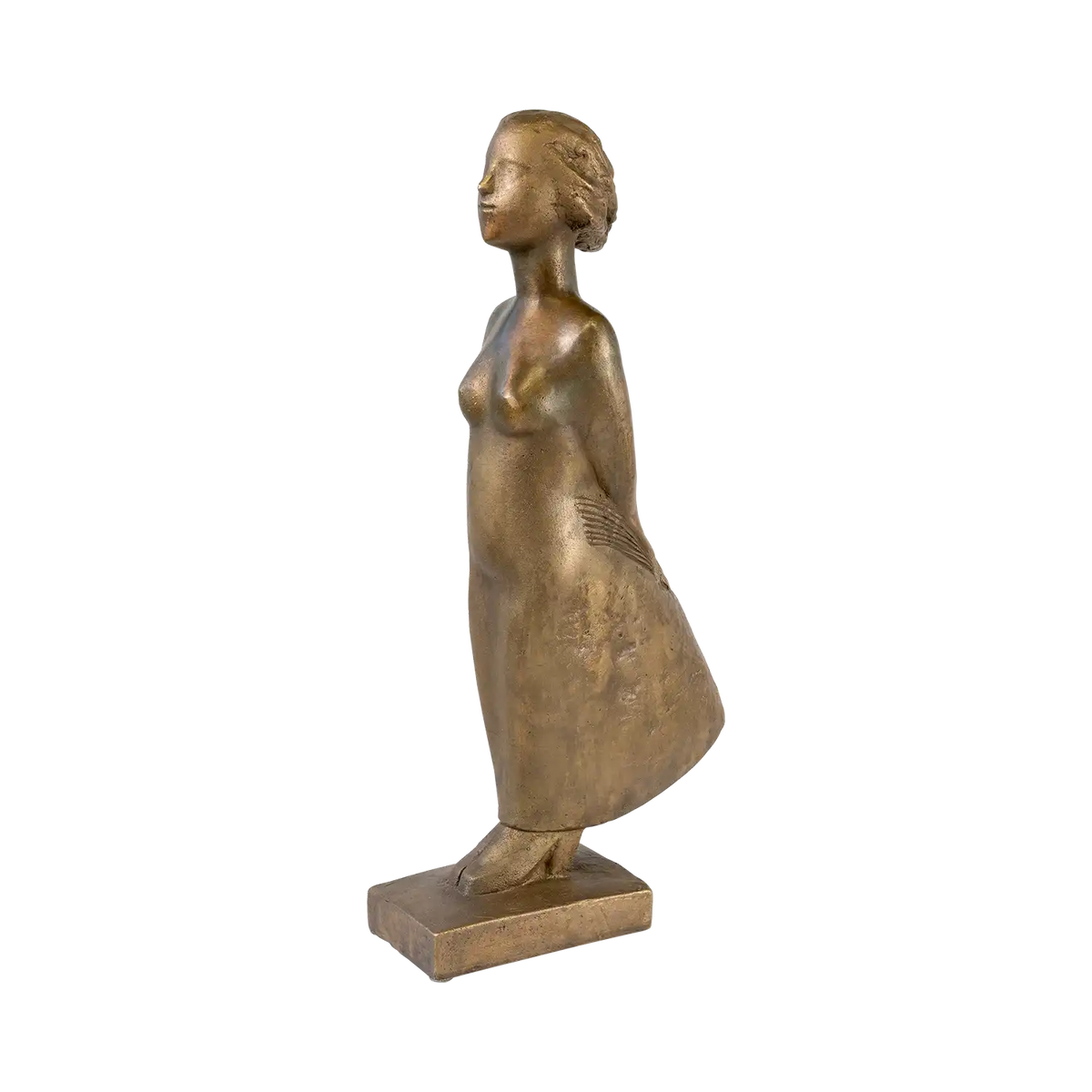 Gisela Eufe Skulptur 'Windsbraut' Bronze
