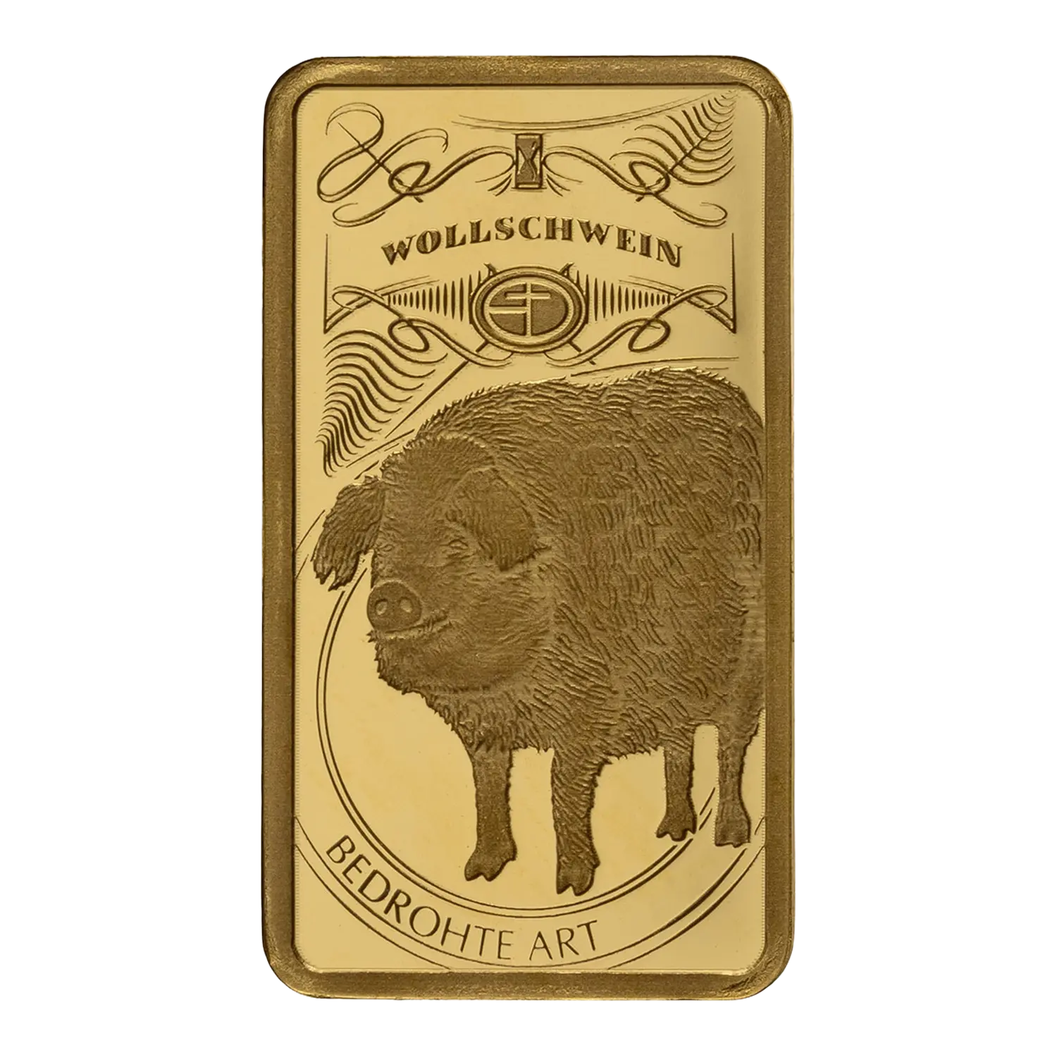 Goldbarren Bedrohte Tierarten Wollschwein