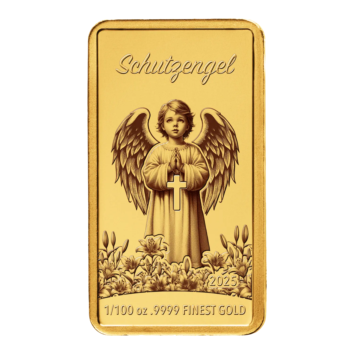 Goldbarren Schutzengel