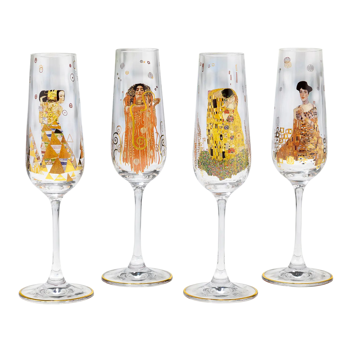 Klimt Sektgläser Geschenkset Belle Époque 4er