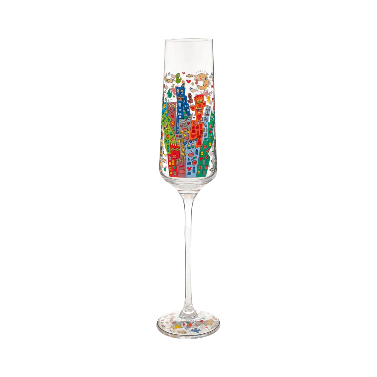 2 Sektgläser mit Künstlermotiven "My New York City" im Set