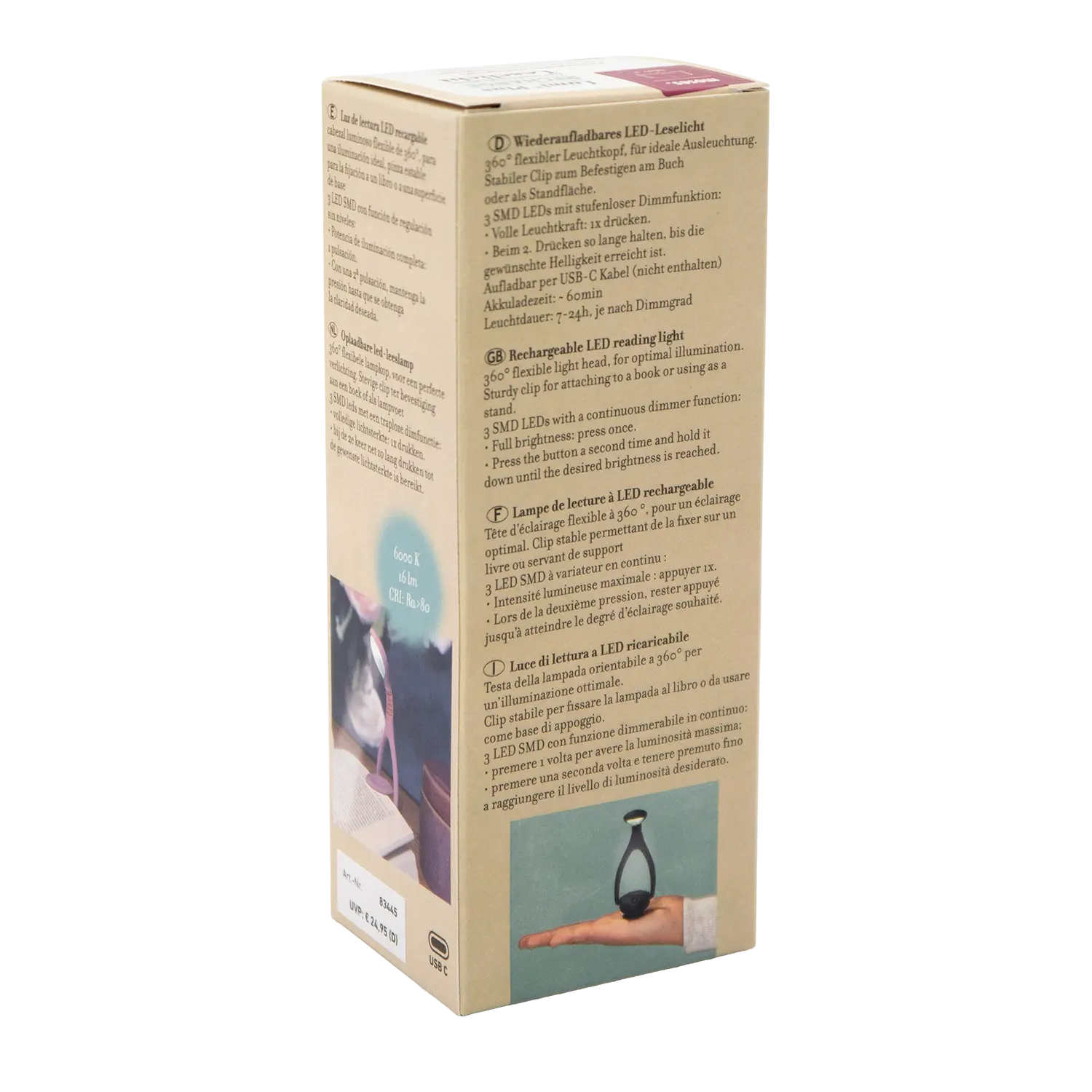 Verpackung der Lumi Recharge