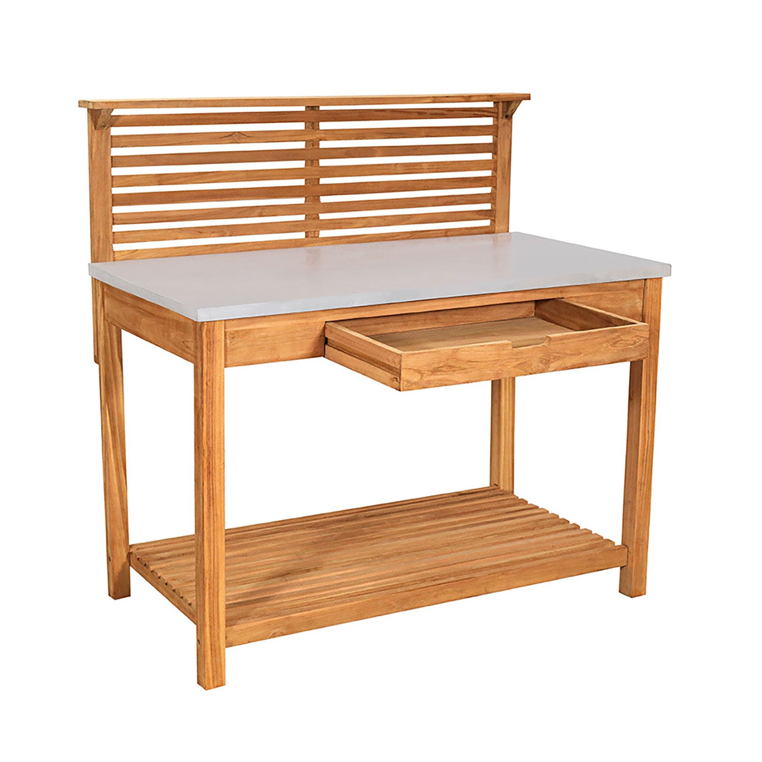Pflanztisch Outdoor aus Holz für den Garten