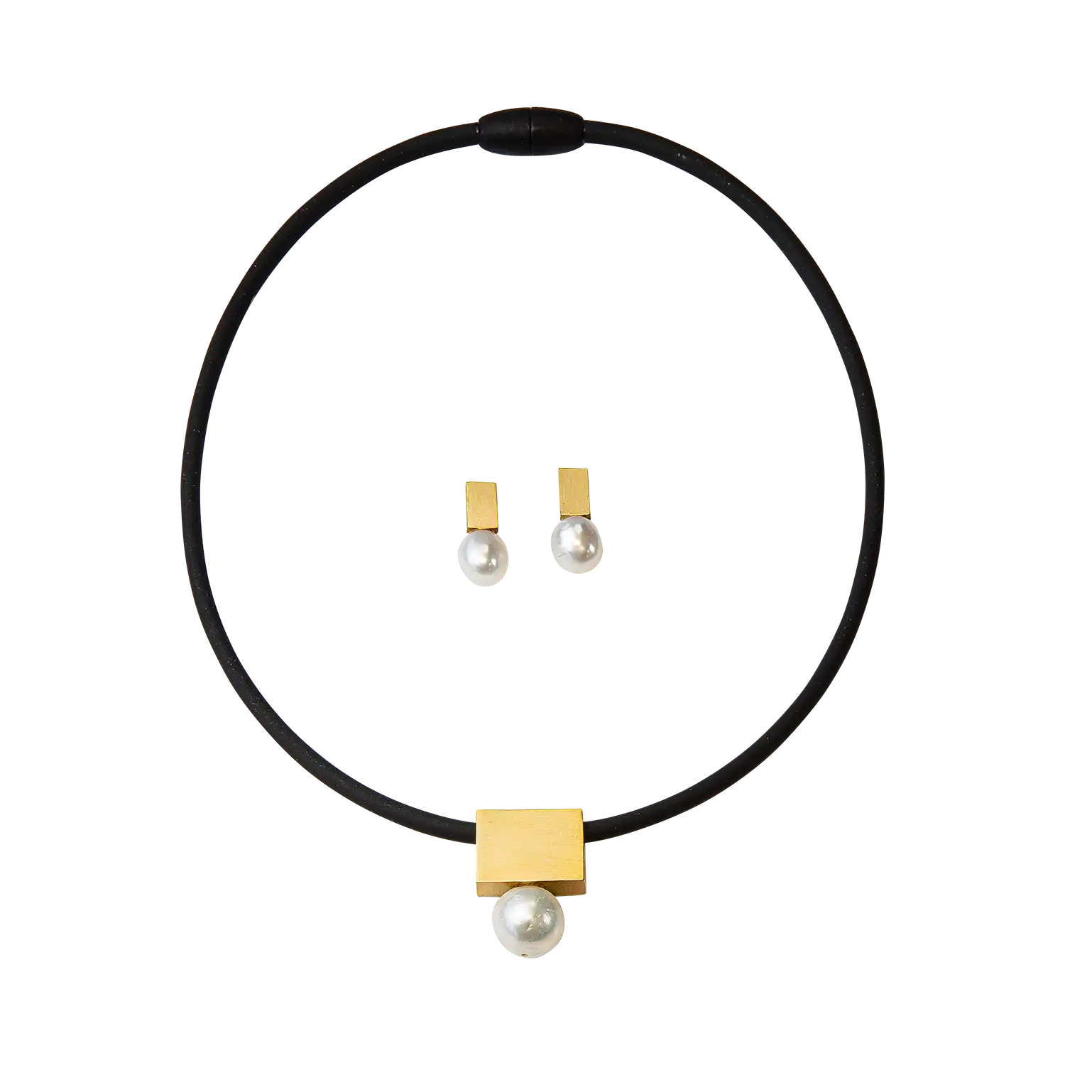 Schmuckset 'Mother of Pearl' Version vergoldet