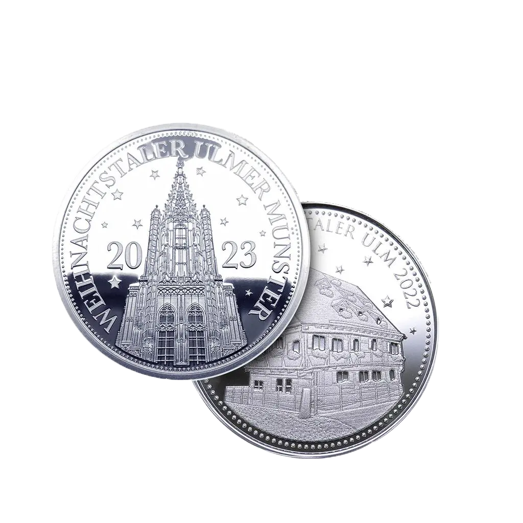 Set Weihnachtstaler 2022/2023 Feinsilber