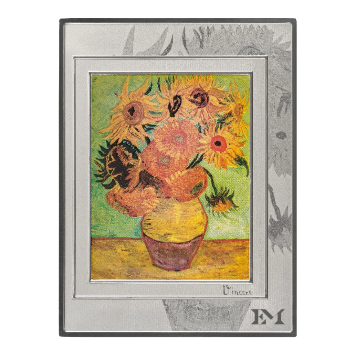 Silberbarren Ewige Meisterwerke 'Sonnenblumen' von Vincent van Gogh