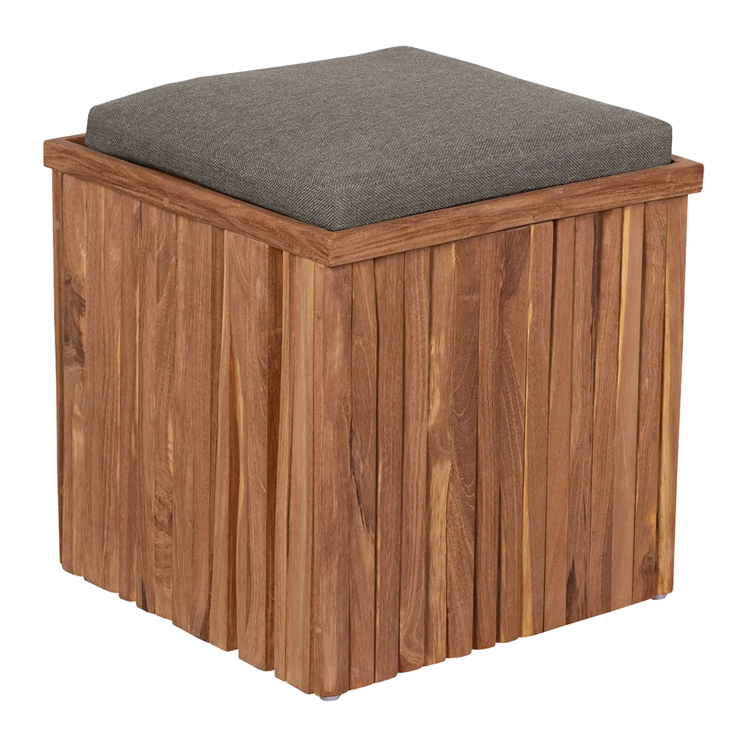 Teak Box Hocker Oxford