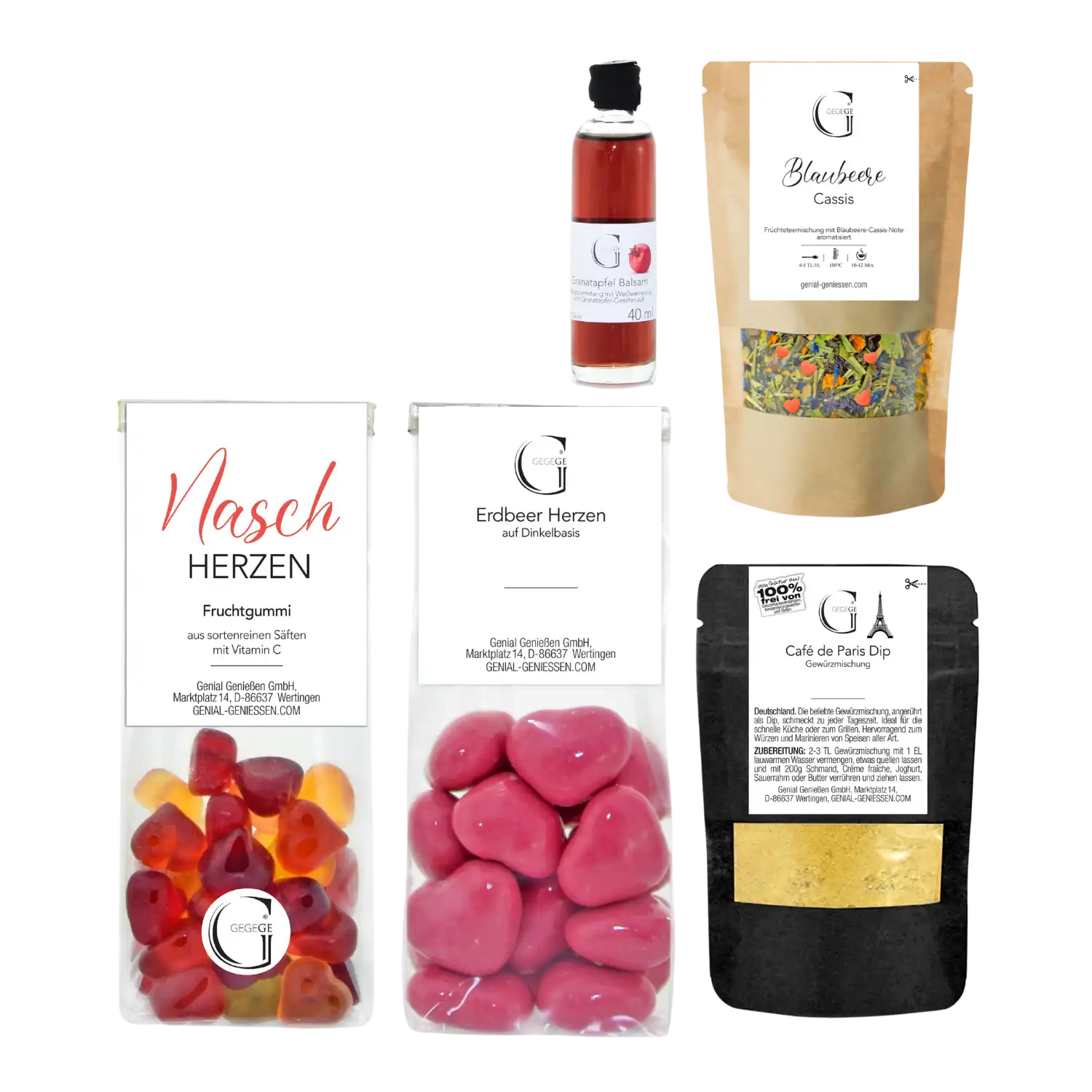 Inhalt des Geschenk für den Yoga-Lehrer