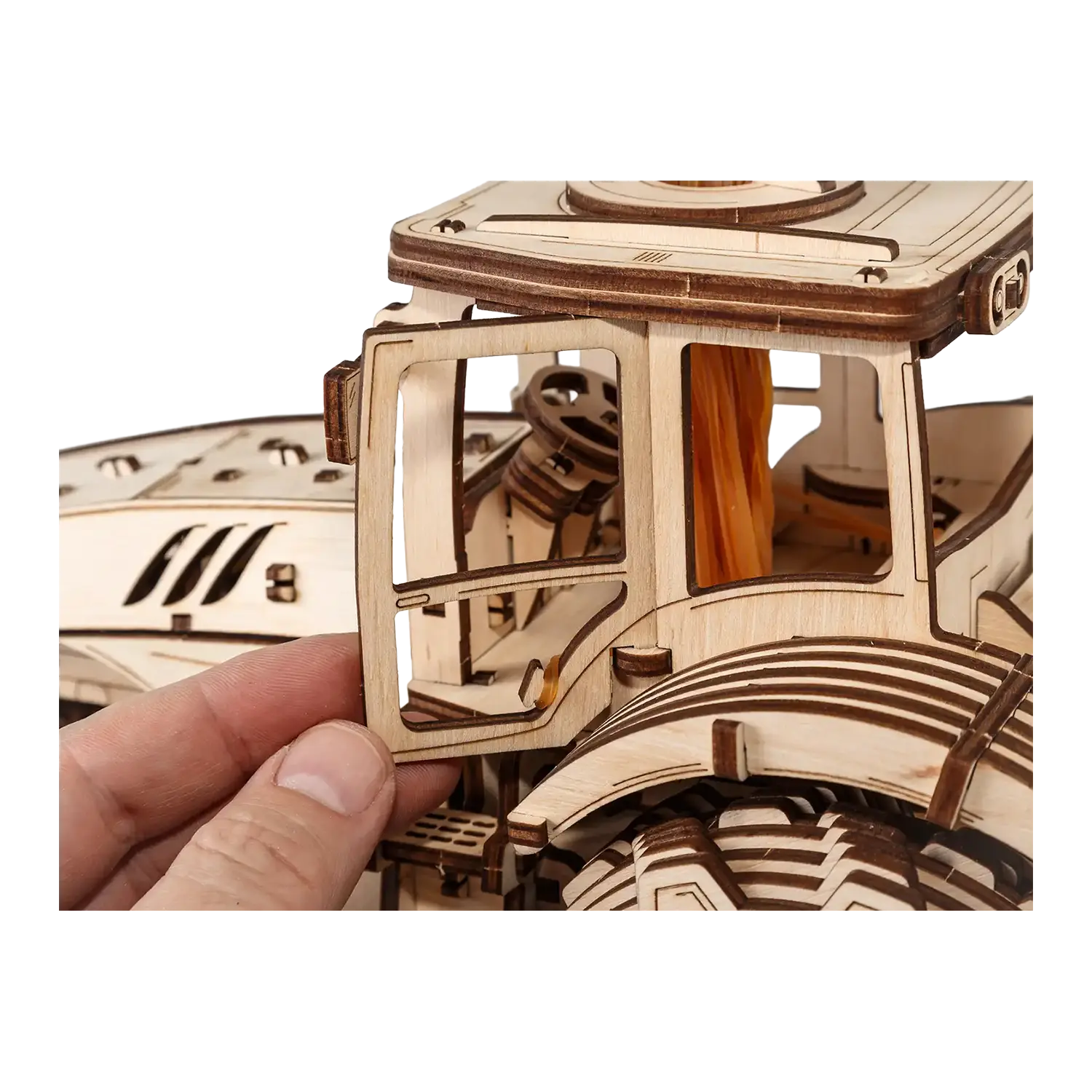 3D-Holzpuzzle Traktor