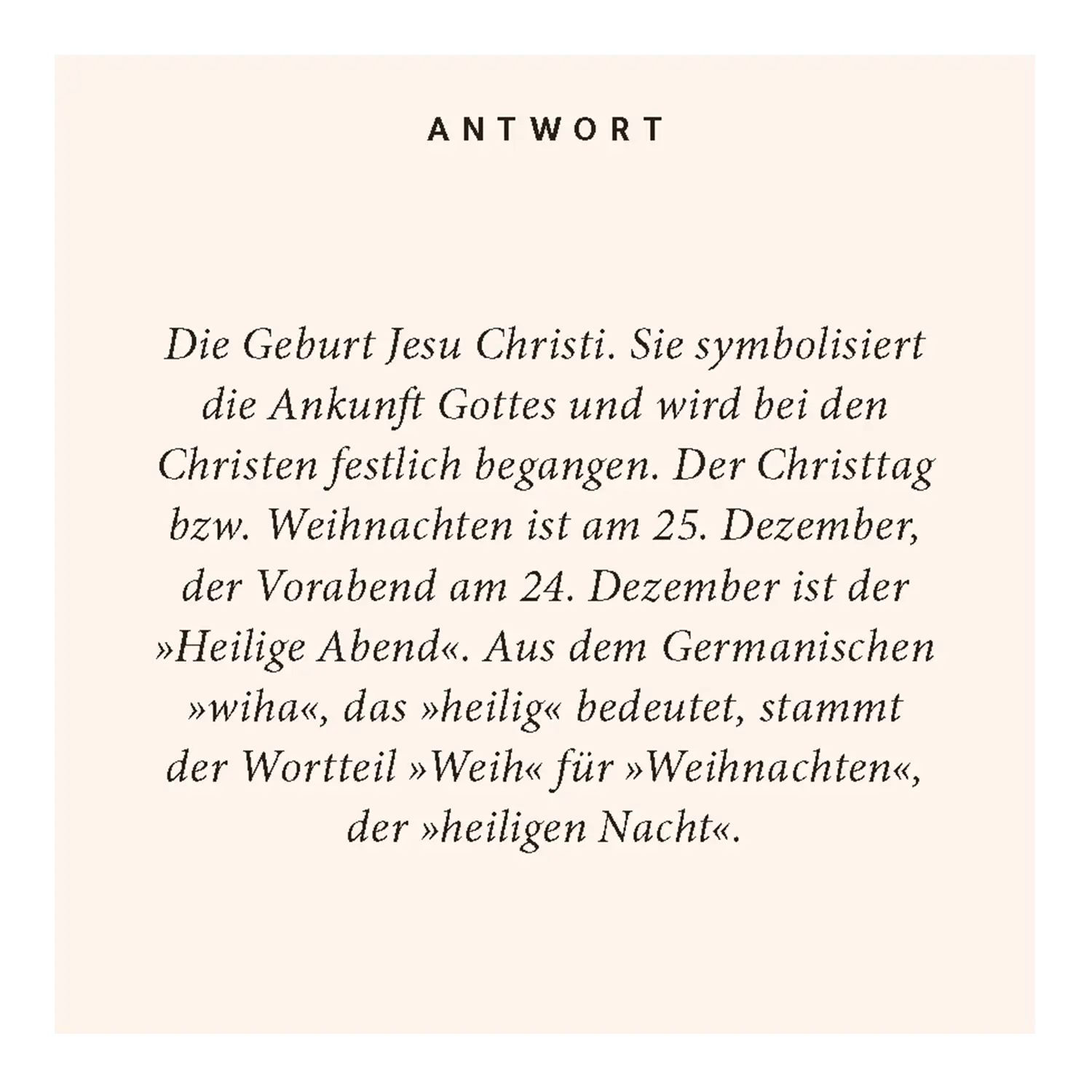 Weihnachtsquiz für Senioren 