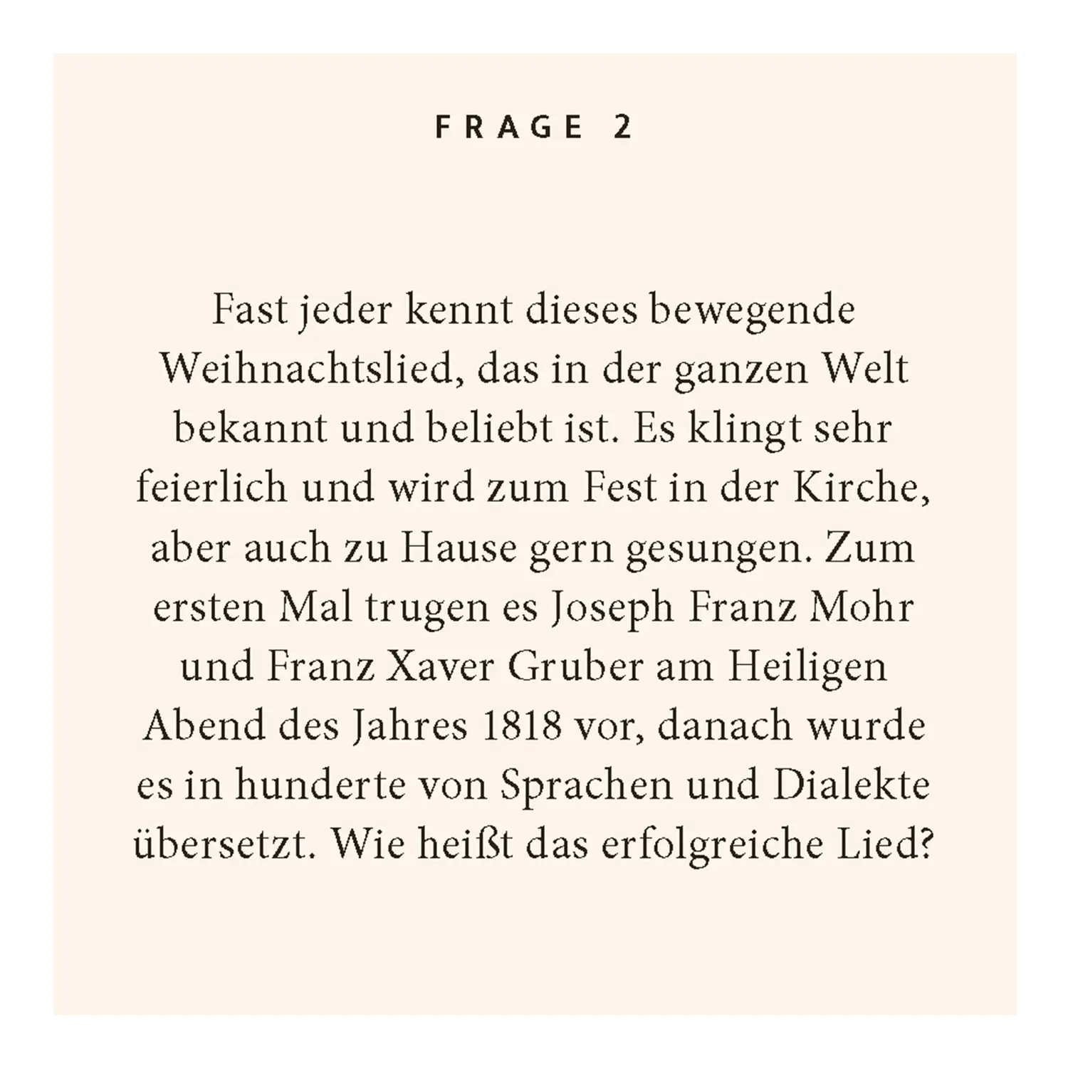 Weihnachtsquiz mit 100 Fragen